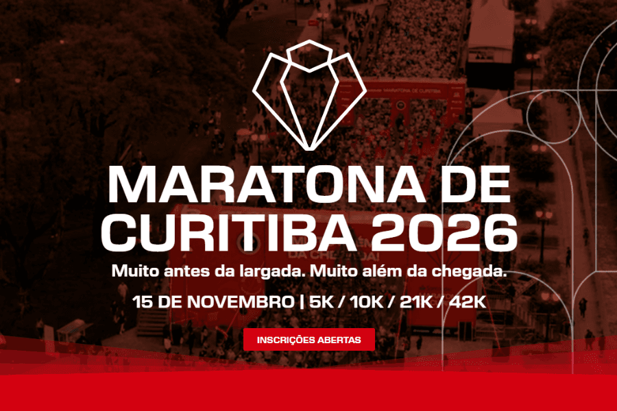 Imagem de divulgação: Maratona de Curitiba Santander 2026