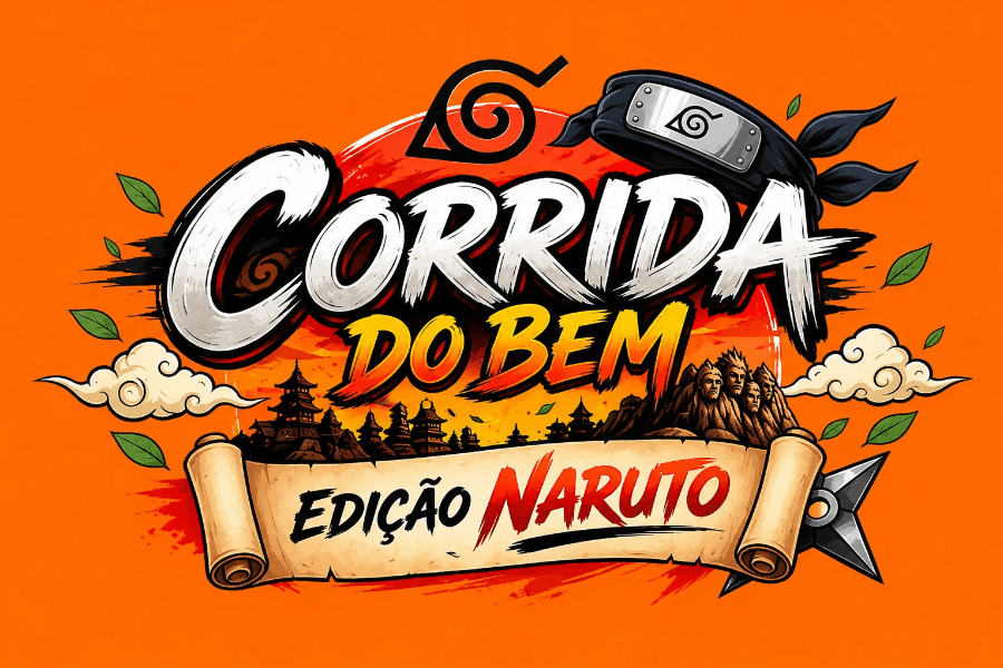 Imagem de divulgação: Corrida do Bem Edição Naruto