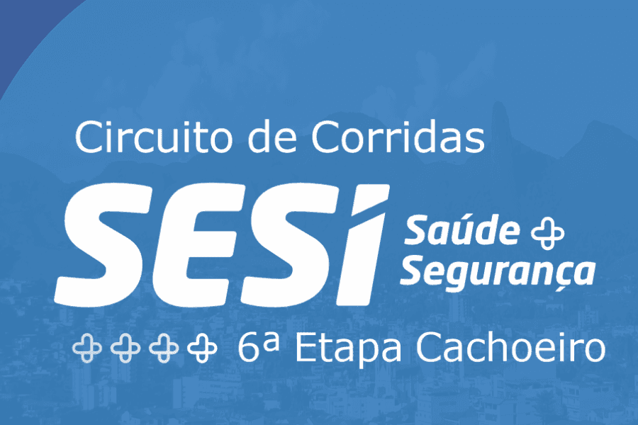 Imagem de divulgação: Corrida do SESI - Cachoeiro de Itapemirim