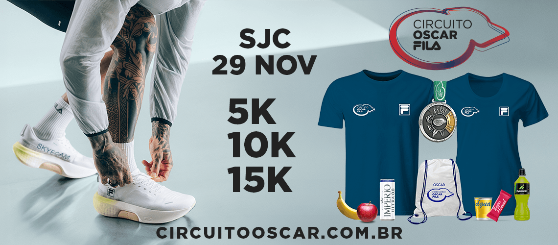 Imagem de divulgação: Circuito Oscar 2026-2027 - 2ª Etapa - São José dos Campos