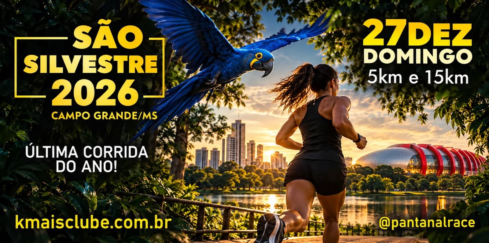 Imagem de divulgação: São Silvestre 2026 - Campo Grande Ms