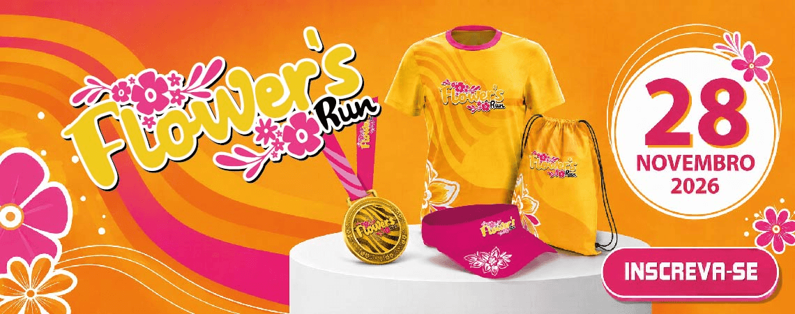 Imagem de divulgação: Encontro Flower´s Run 2026