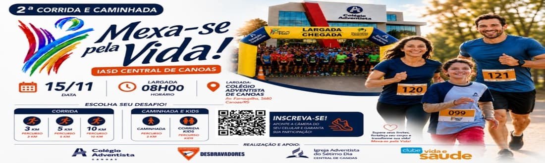 Imagem de divulgação: 2ª Corrida Mexa Se Pela Vida