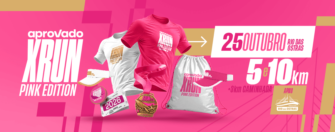 Imagem de divulgação: Xrun Pink Edition - Rio das Ostras-rj