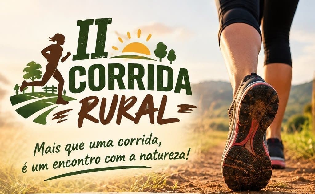 Imagem de divulgação: II Corrida Rural Circuito Roda dágua 7 Km