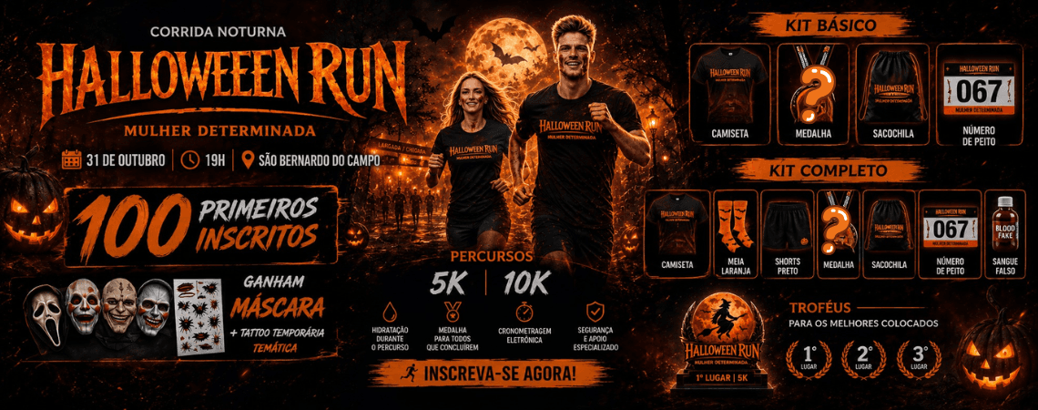 Imagem de divulgação: Halloween Run