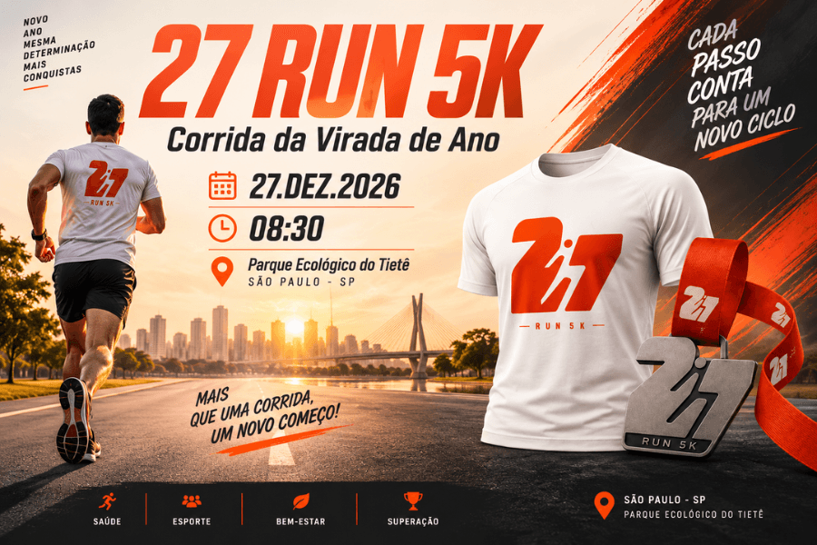 Imagem de divulgação: Corrida de Ano Novo