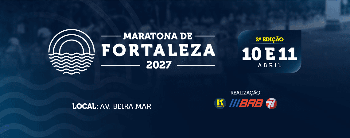 Imagem de divulgação: Maratona de Fortaleza - 2027