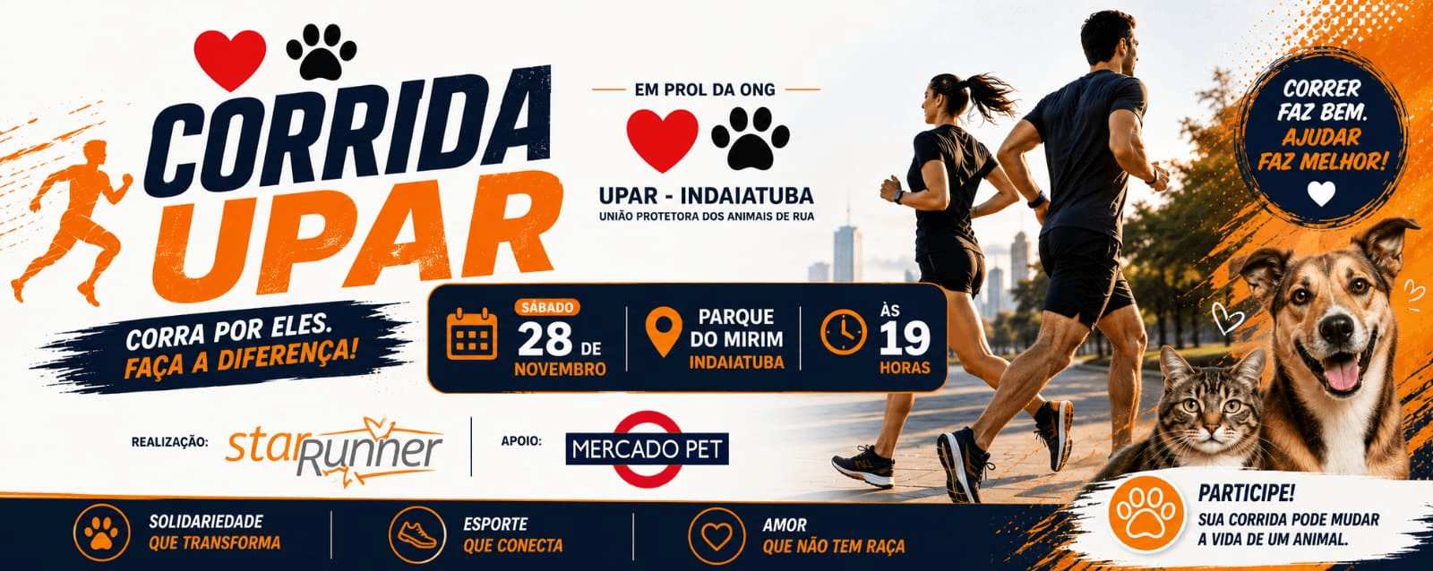 Imagem de divulgação: Corrida Upar