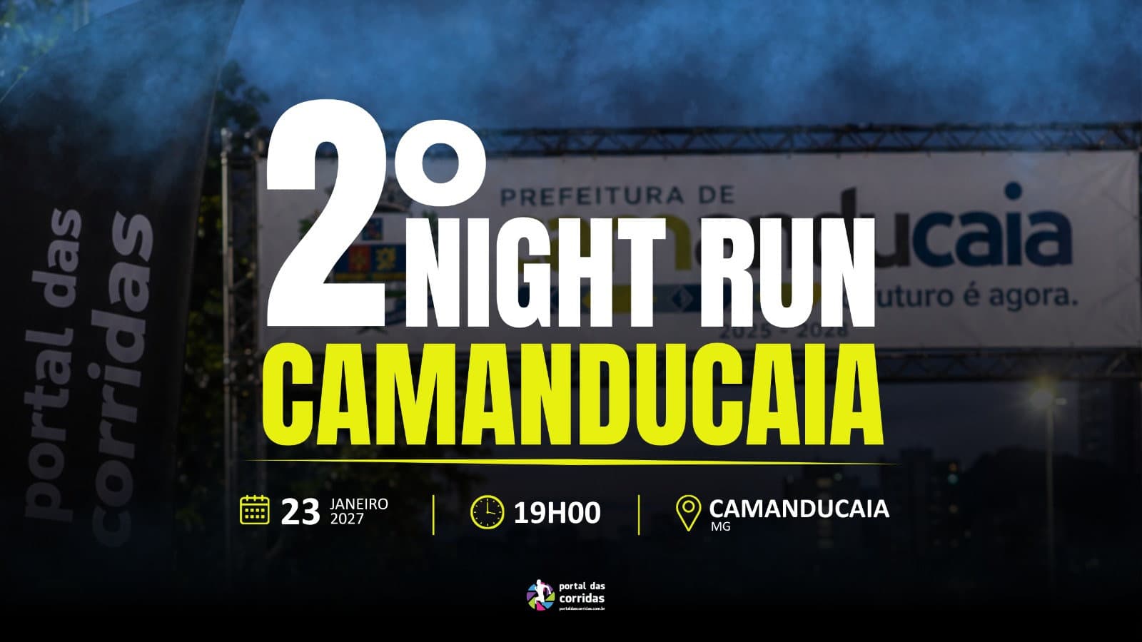 Imagem de divulgação: 2ª Night Run Camanducaia