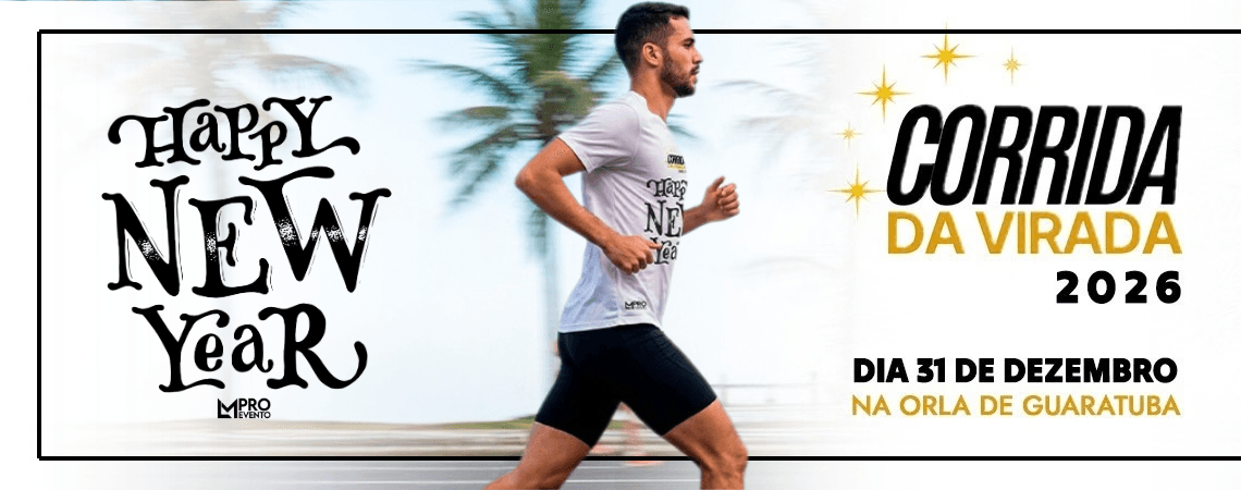 Imagem de divulgação: Corrida da Virada 2026 - Guaratuba