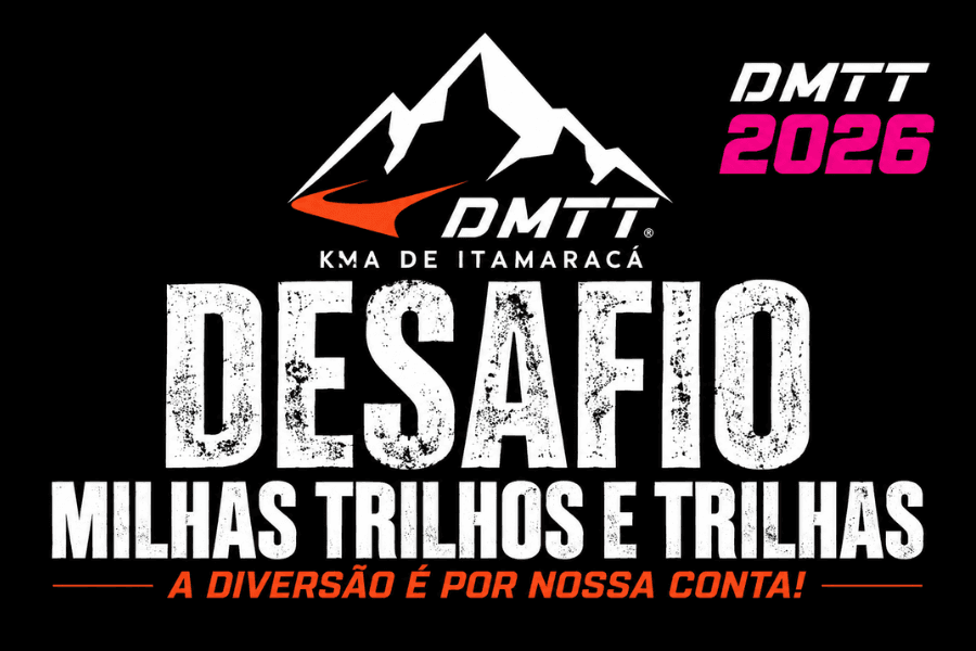 Imagem de divulgação: Desafio Milhas Trilhos & Trilhas