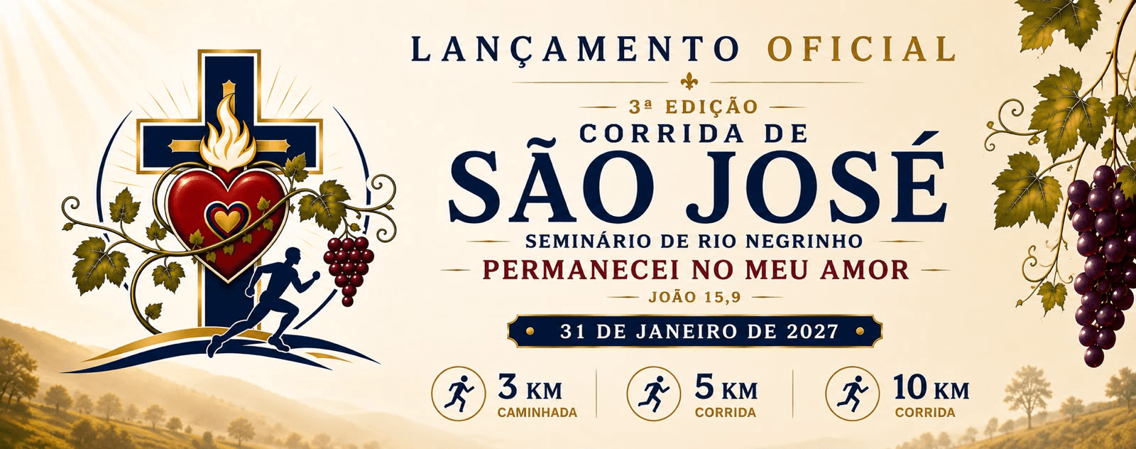 Imagem de divulgação: 3ª Corrida de São Jose