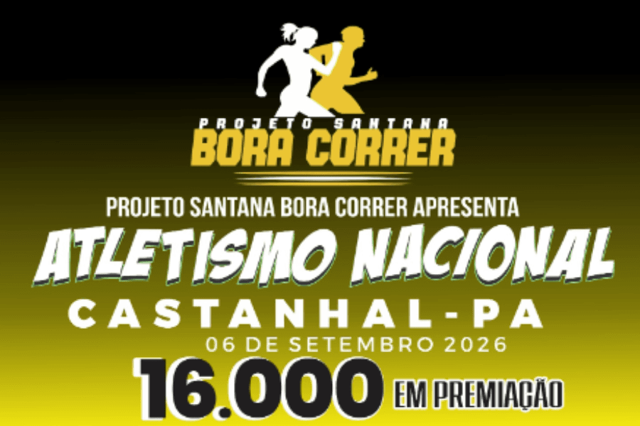 Imagem de divulgação: Projeto Santana Bora Correr - Castanhal