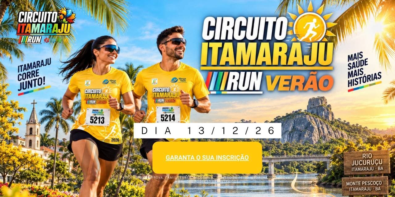 Imagem de divulgação: Circuito Itamaraju Run - Etapa Verão