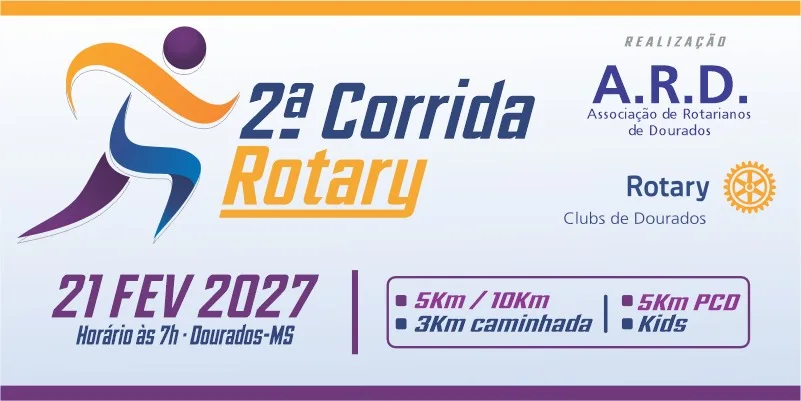 Imagem de divulgação: 2ª Corrida Rotary