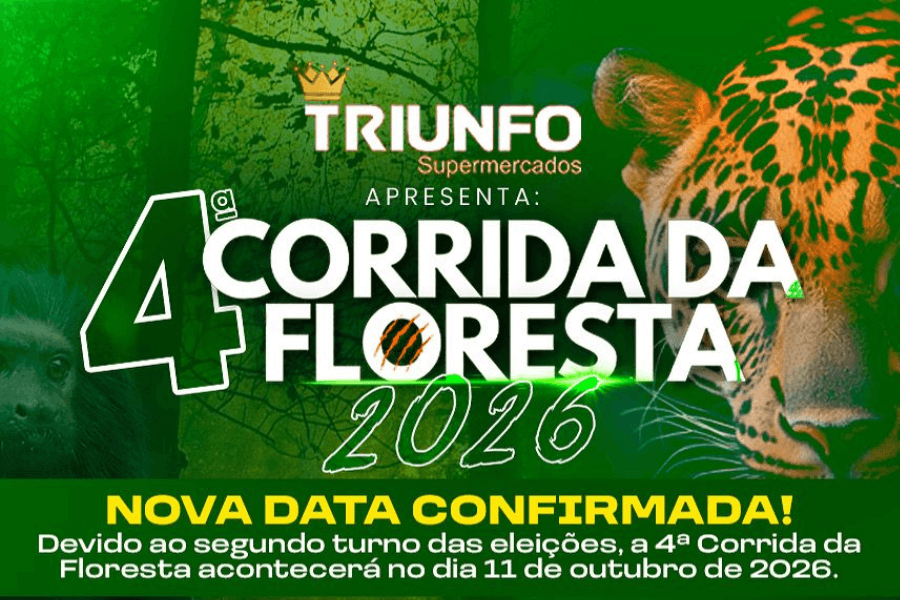Imagem de divulgação: 4ª Corrida da Floresta - Etapa Teodoro Sampaio