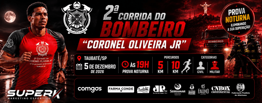 Imagem de divulgação: Corrida Coronel Oliveria Junior - 11º Gb