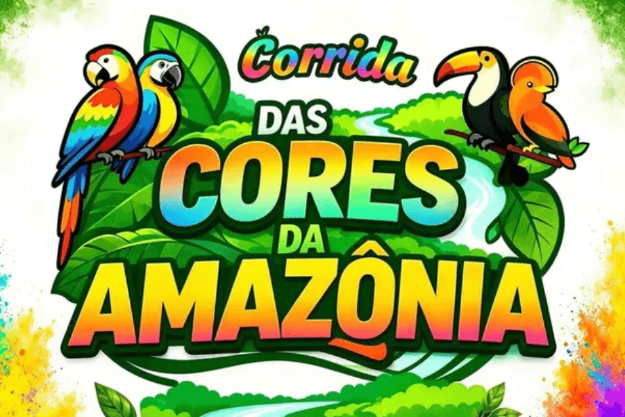 Imagem de divulgação: Corrida das Cores da Amazônia