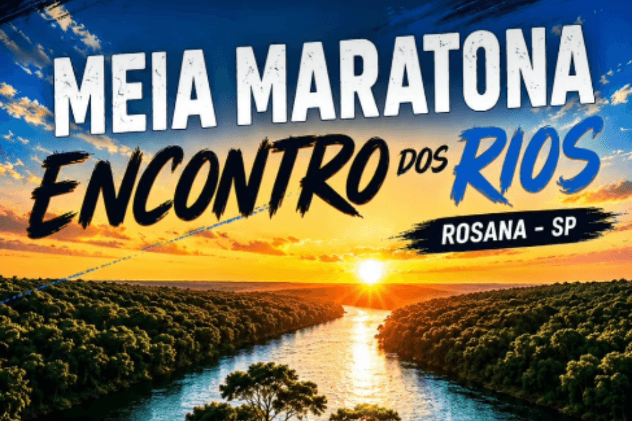 Imagem de divulgação: Meia Maratona Encontro dos Rios