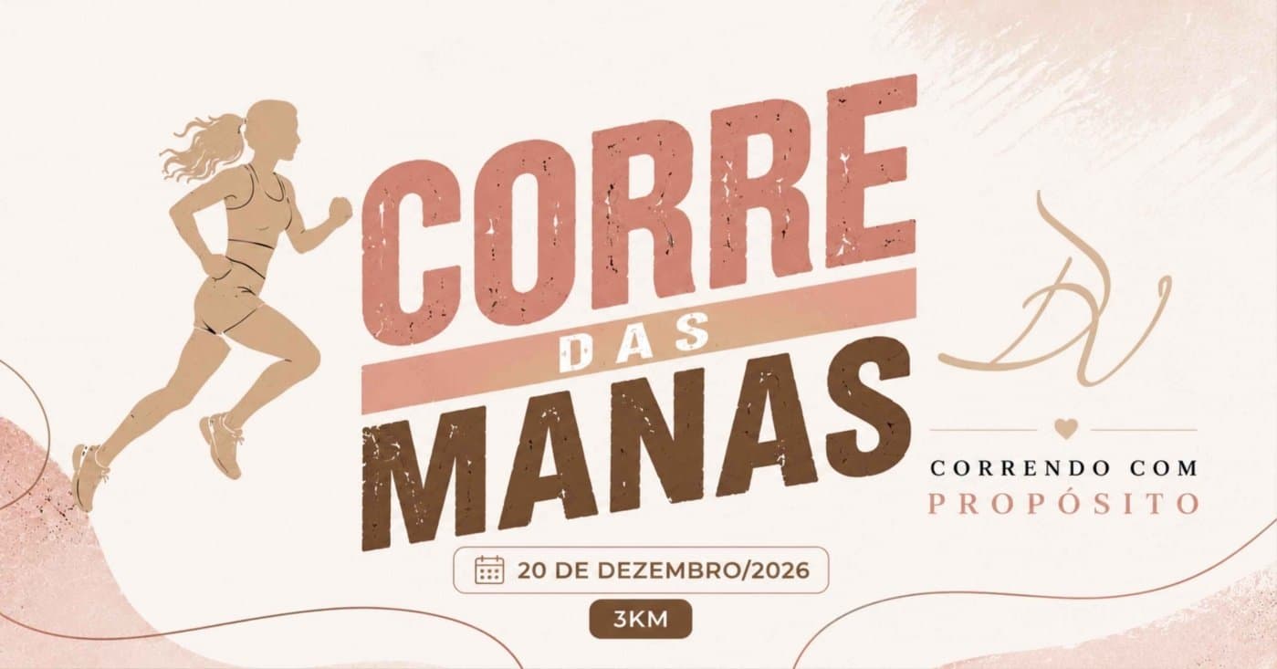 Imagem de divulgação: Corre das Manas - 3 Km | 1º Edição