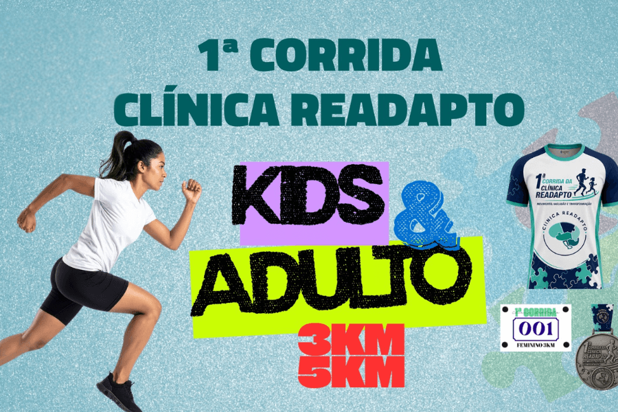 Imagem de divulgação: 1ª Corrida Clínica ReadapTO