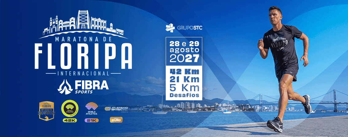 Imagem de divulgação: Maratona Internacional de Floripa Fibra 2027