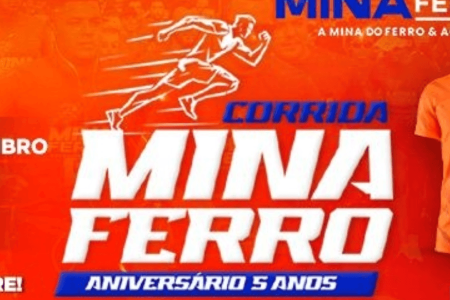 Imagem de divulgação: Corrida Mina Ferro -aniversário 5 Anos