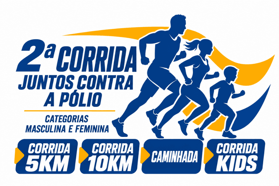 Imagem de divulgação: 2ª Corrida Juntos Contra a Pólio Rotary Club de Maracaju