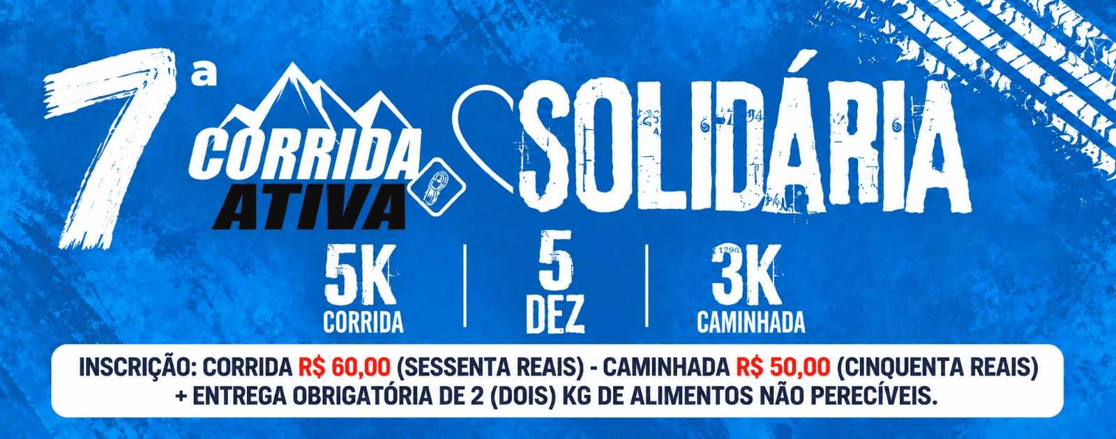 Imagem de divulgação: 7ª Corrida Ativa Solidária