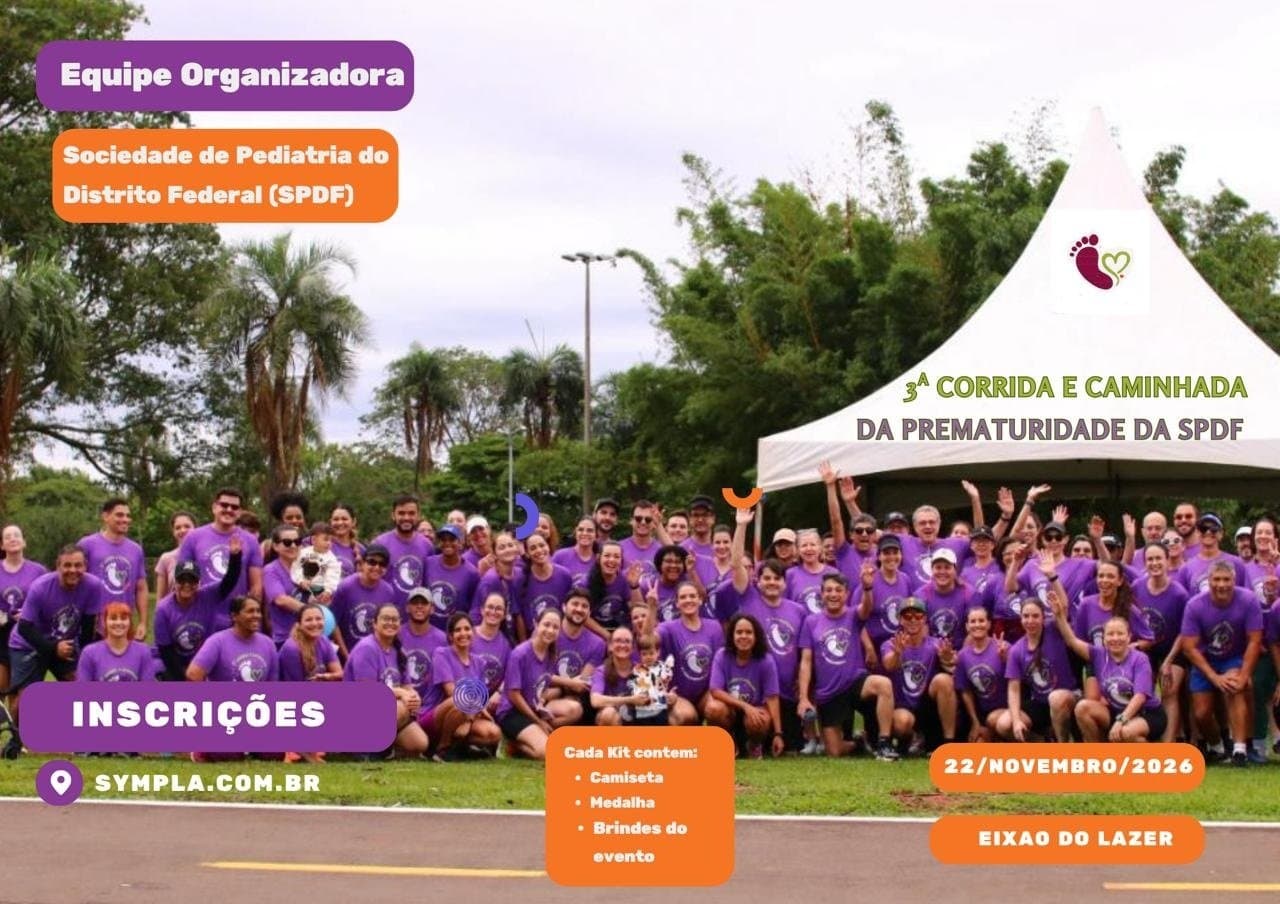 Imagem de divulgação: 3a Corrida e Caminhada da Prematuridade
