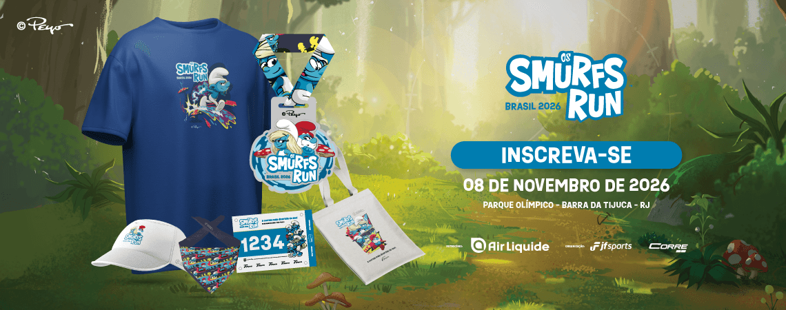 Imagem de divulgação: Smurfs Run Rio de Janeiro