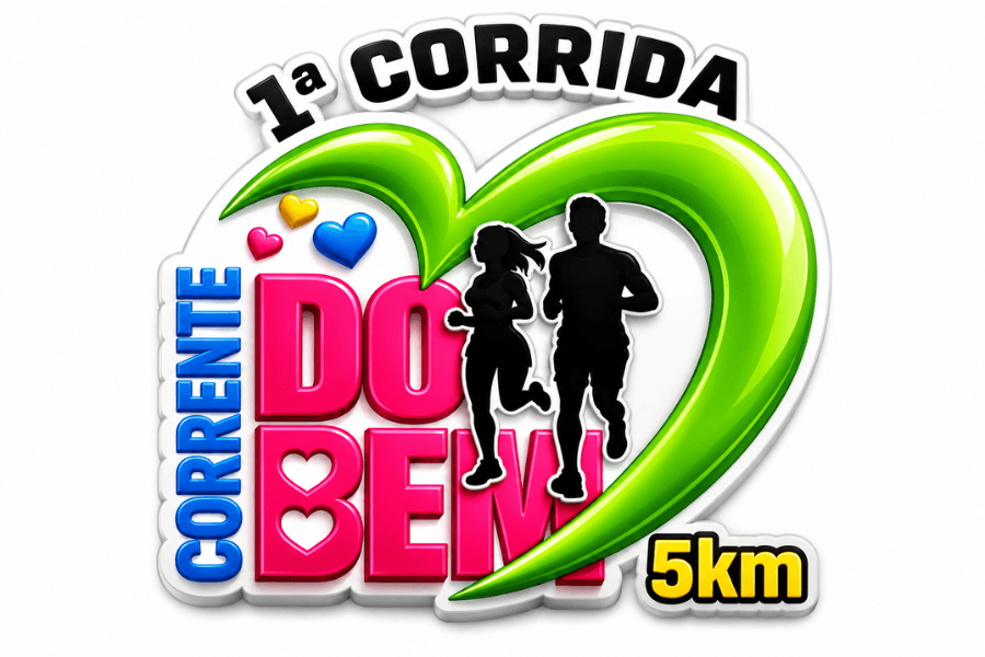 Imagem de divulgação: 1ª Corrida Corrente do Bem