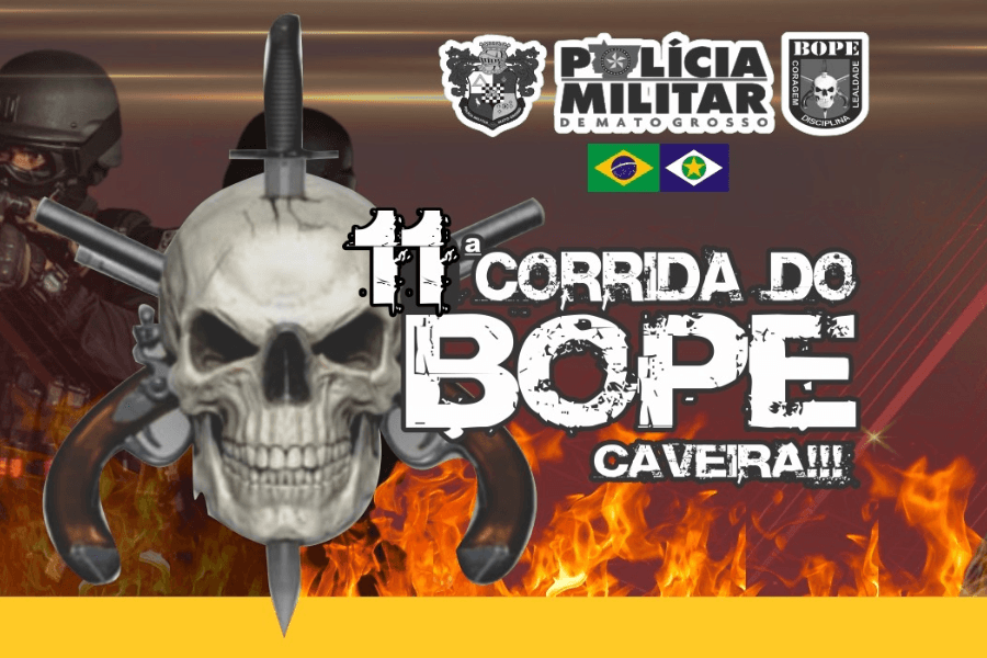 Imagem de divulgação: 11ª Corrida do Bope