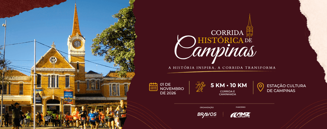 Imagem de divulgação: Corrida Histórica de Campinas 2026