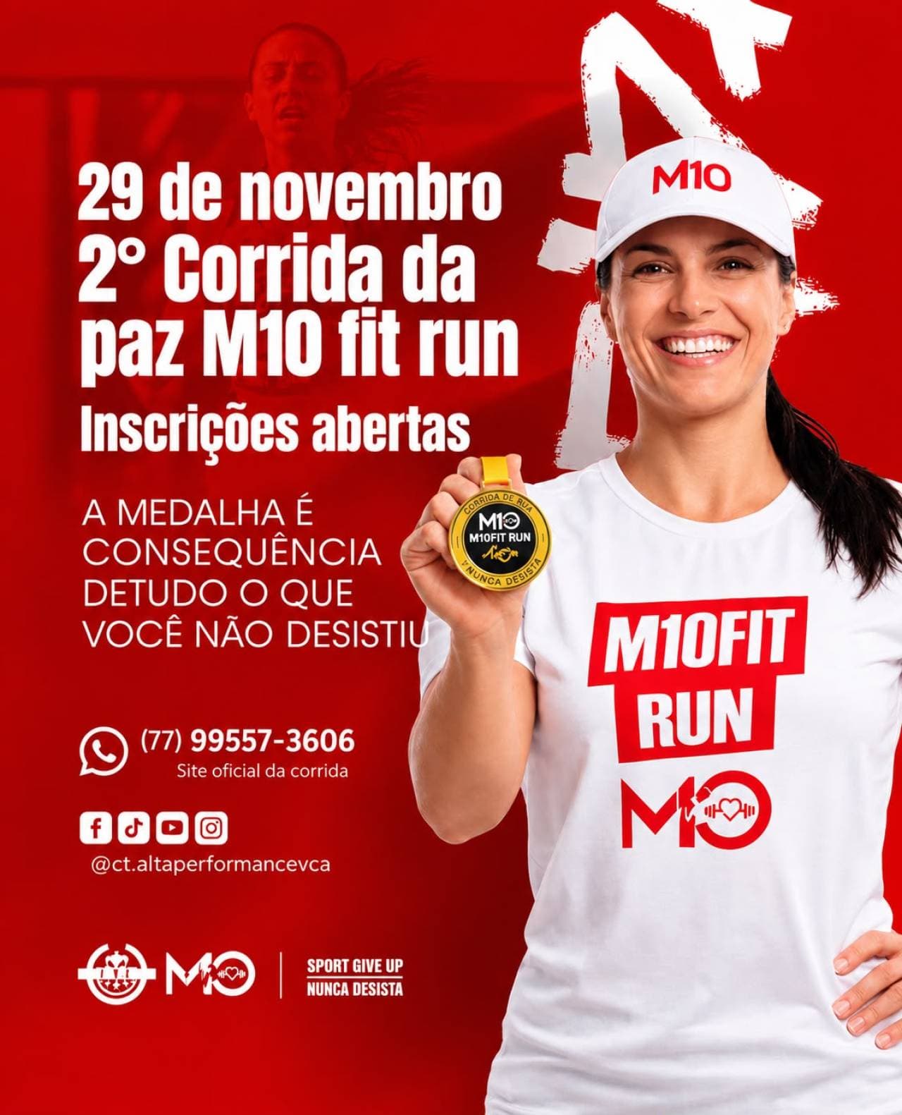 Imagem de divulgação: Corrida da Paz