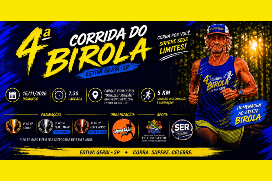 Imagem de divulgação: 4ª Corrida do Birola