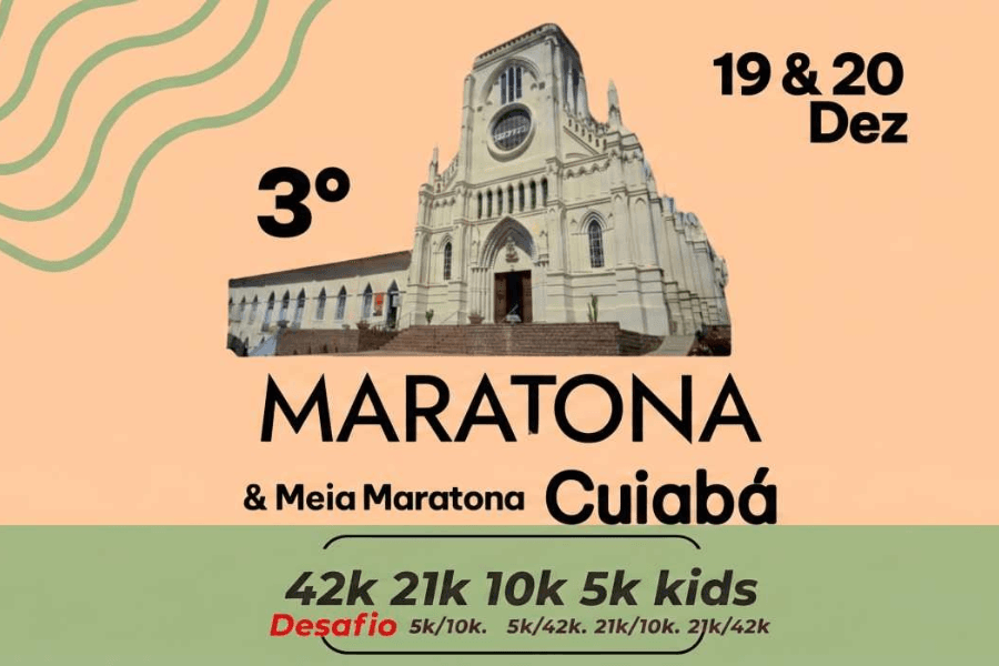 Imagem de divulgação: 5ª Meia Maratona Cuiabá