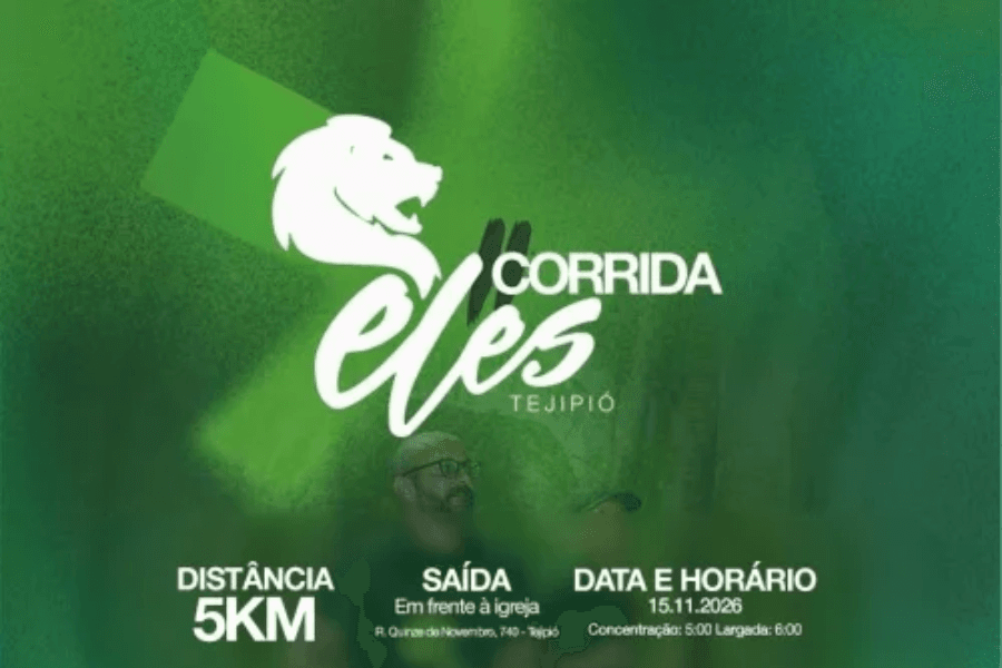 Imagem de divulgação: 2ª Corrida Eles Tejipió
