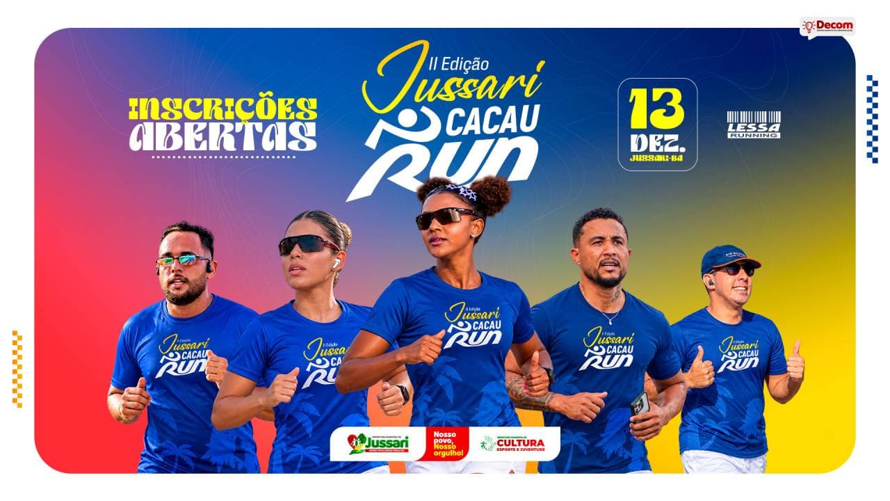 Imagem de divulgação: Jussari Cacau Run - II Edição