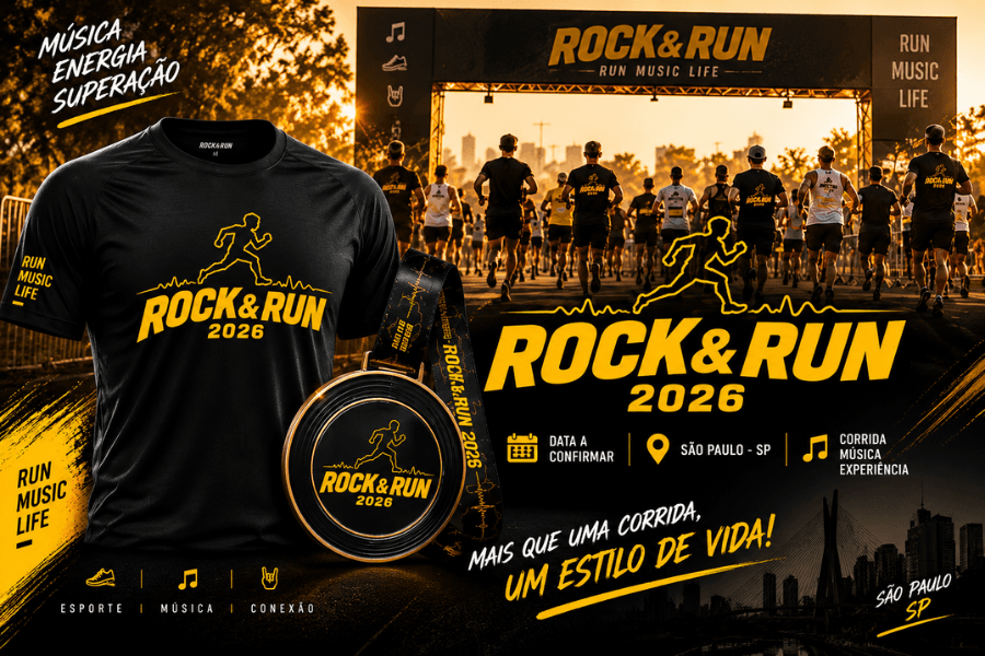 Imagem de divulgação: Rock Run 5km