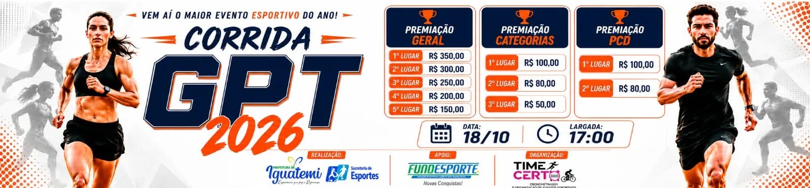 Imagem de divulgação: 1ª Corrida Gpt - Iguatemi - 2026