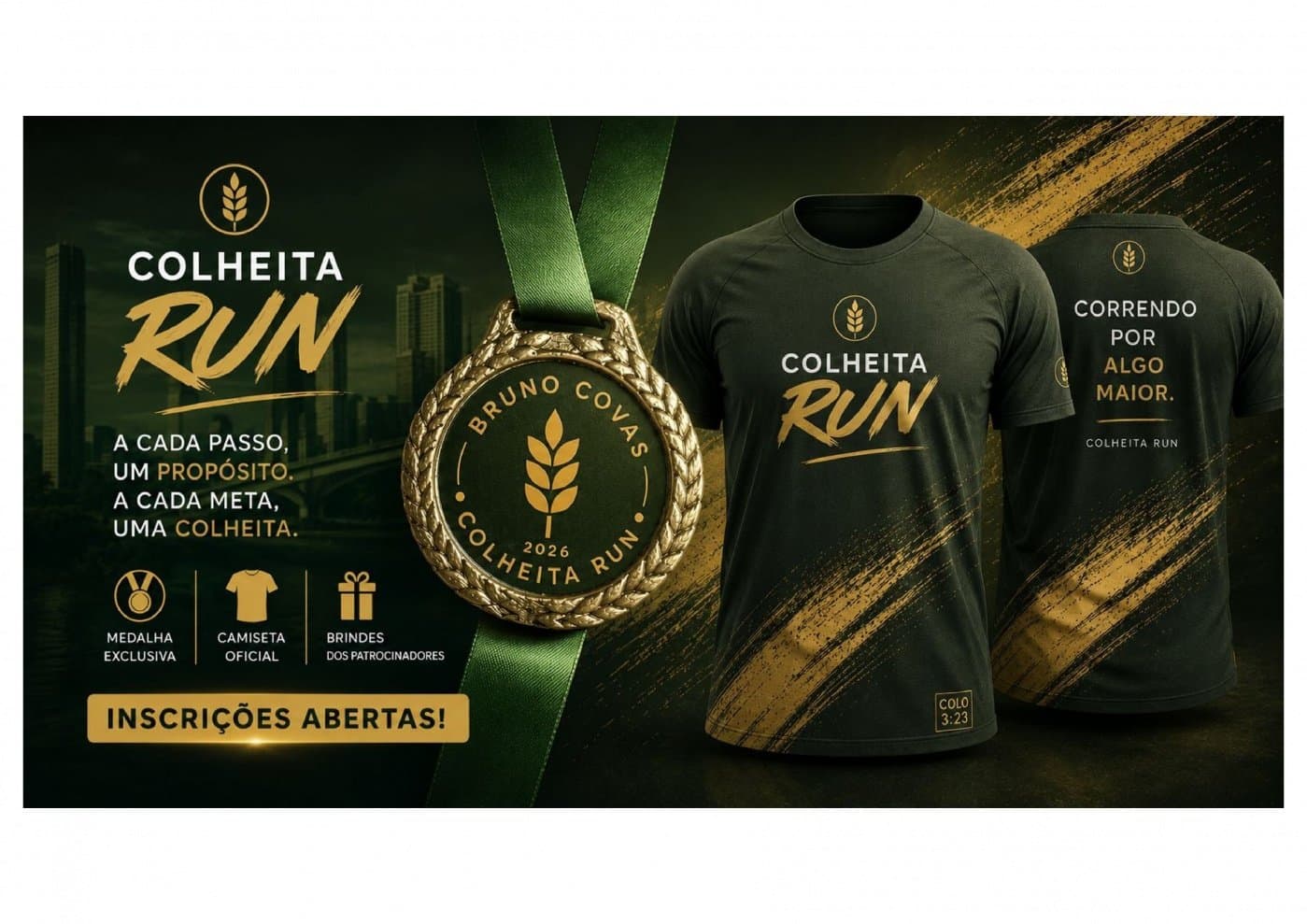 Imagem de divulgação: Colheita Run - Bruno Covas (Pomar)