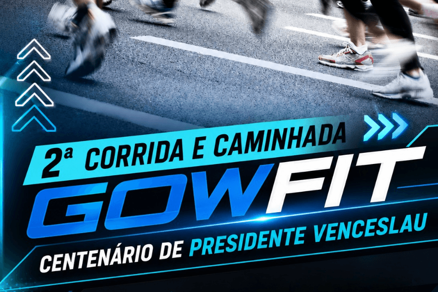 Imagem de divulgação: 2ª Corrida e Caminhada Gowfit