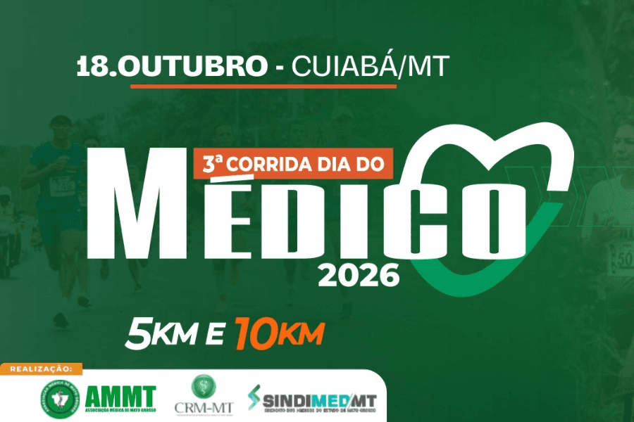 Imagem de divulgação: 3ª Corrida Dia do Médico