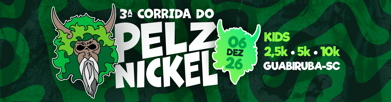Imagem de divulgação: 3° Corrida do Pelznickel – Guabiruba 2026