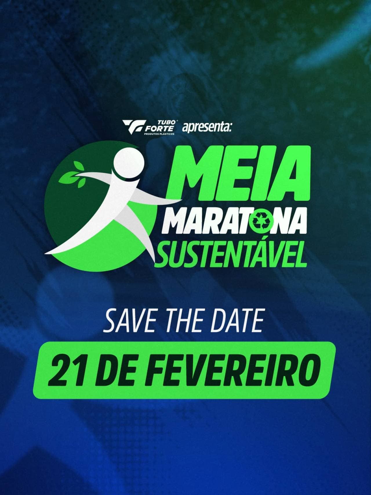 Imagem de divulgação: Meia Maratona Sustentável Tubo Forte